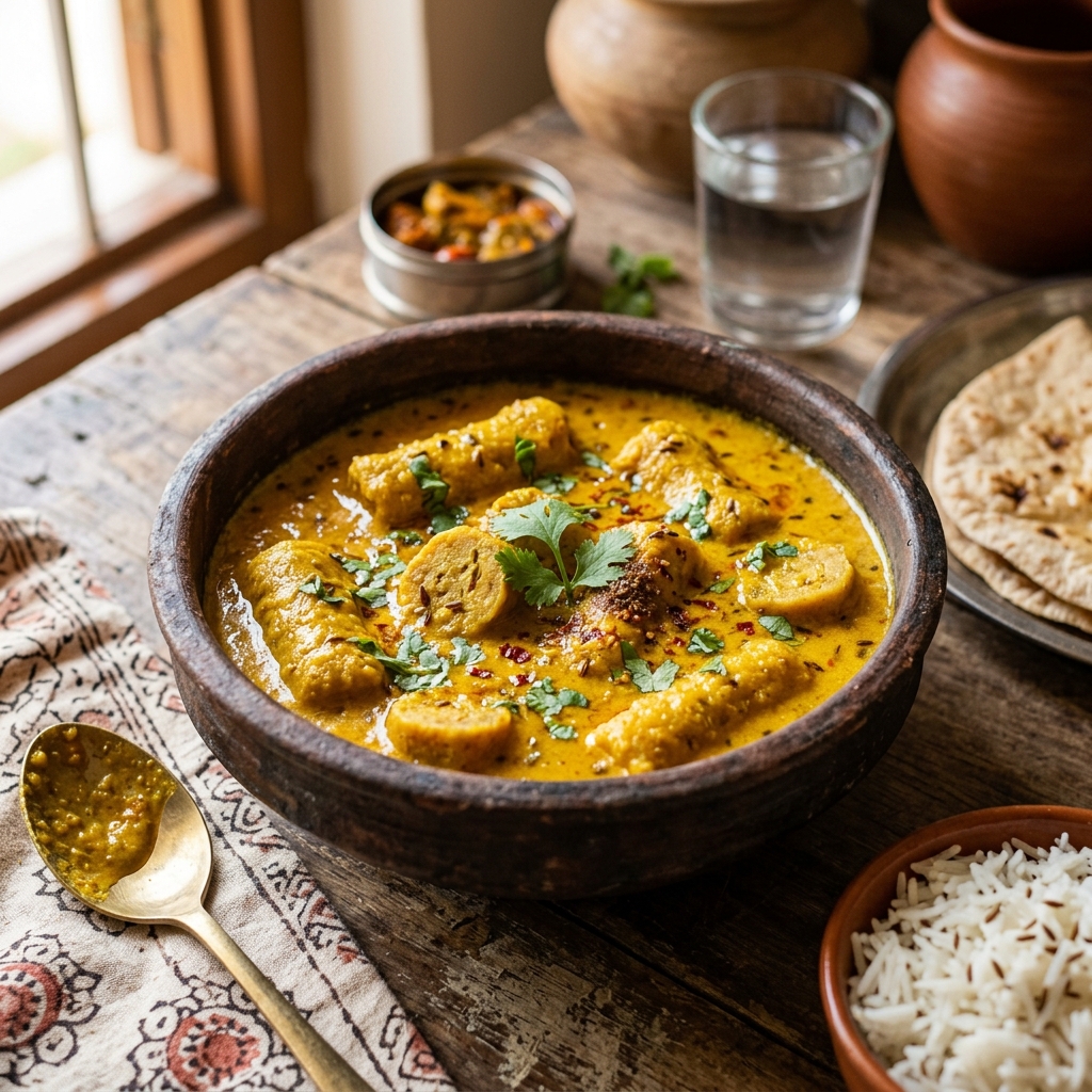 Rajasthani Gatte ki Sabji
