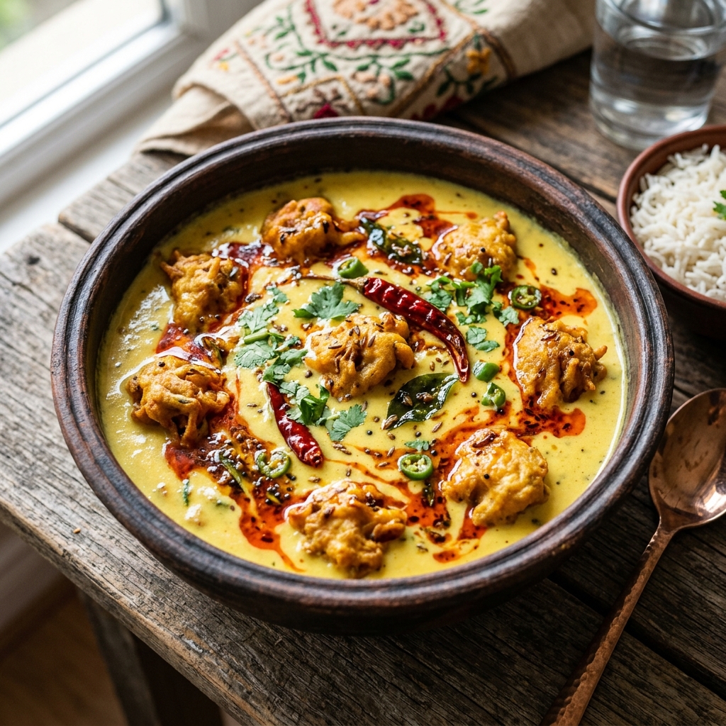 Punjabi Kadhi Pakoda