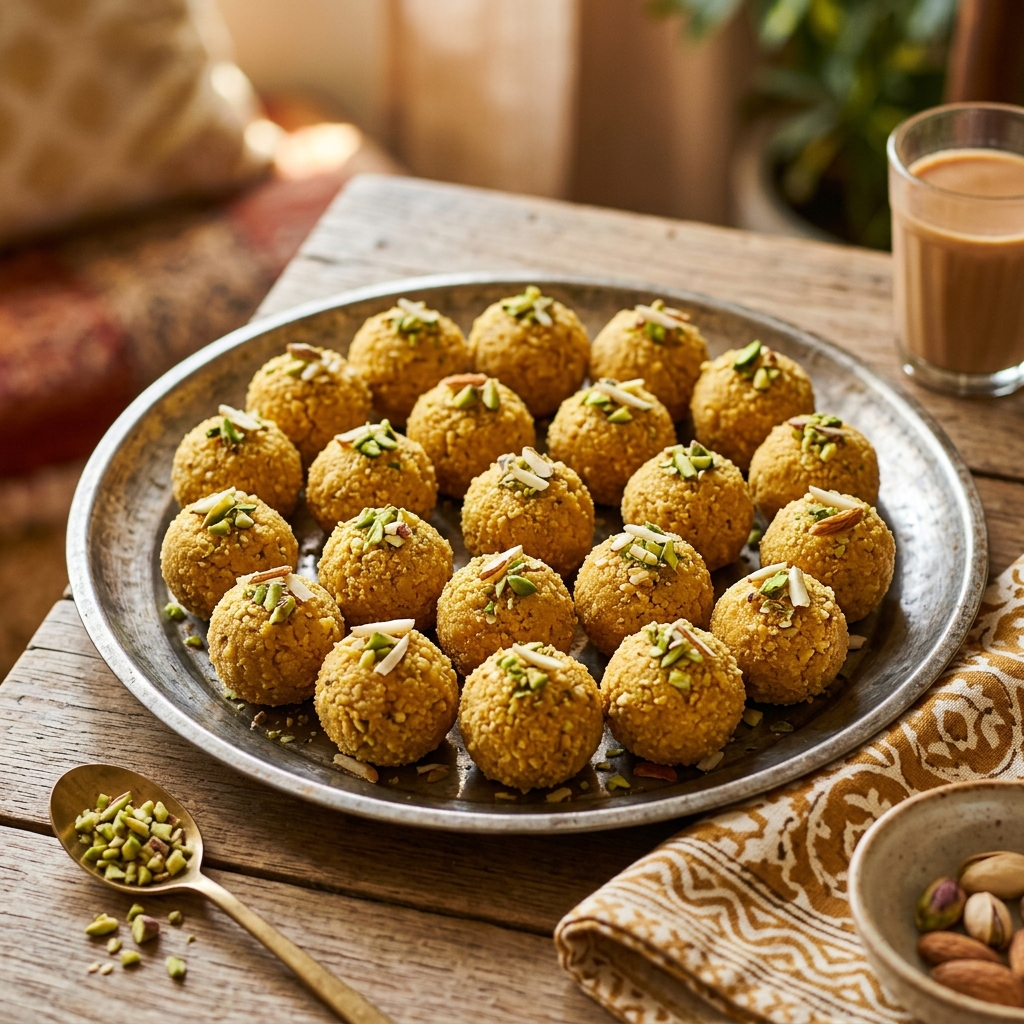 Traditional Besan Laddoo